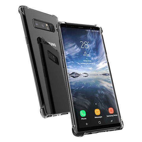 Funda Silicona Ultrafina Transparente T12 para Samsung Galaxy Note 8 Duos N950F Claro