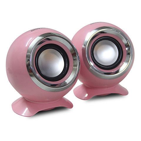 Mini Altavoz Portatil Altavoces Estereo Rosa