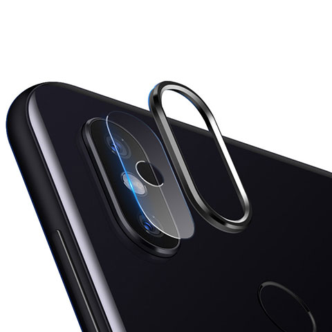 Protector de la Camara Cristal Templado para Xiaomi Mi 8 Negro