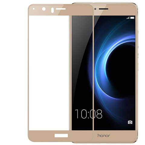 Protector de Pantalla Cristal Templado 3D para Huawei Honor V8 Oro