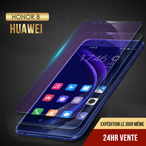 Protector de Pantalla Cristal Templado Anti luz azul B02 para Huawei Honor 8 Claro