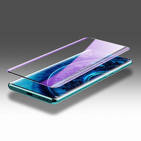 Protector de Pantalla Cristal Templado Integral Anti luz azul F02 para Oppo Find X2 Pro Negro