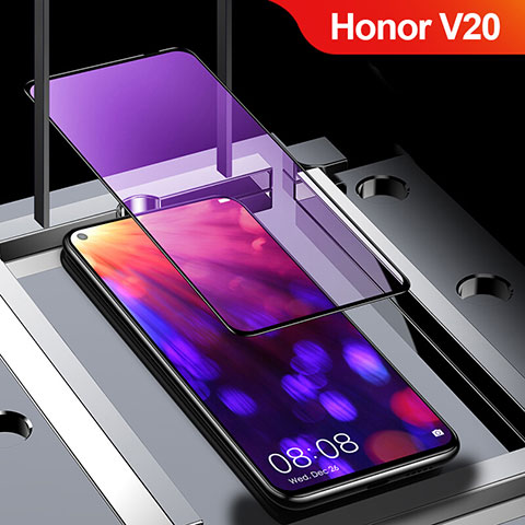 Protector de Pantalla Cristal Templado Integral Anti luz azul para Huawei Honor V20 Negro