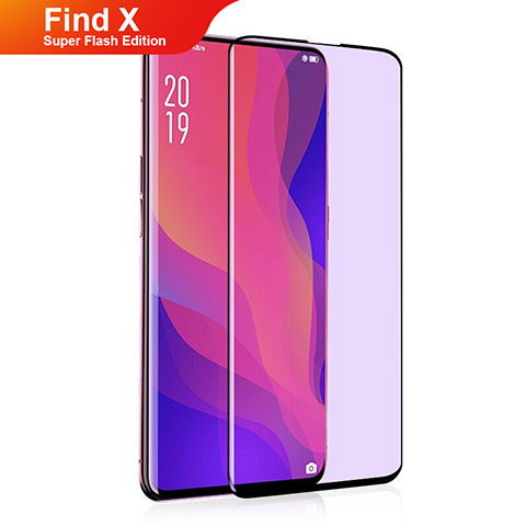 Protector de Pantalla Cristal Templado Integral Anti luz azul para Oppo Find X Super Flash Edition Negro