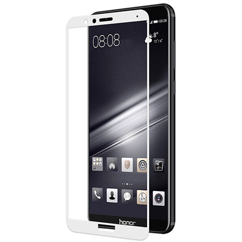 Protector de Pantalla Cristal Templado Integral F02 para Huawei Honor 7X Blanco