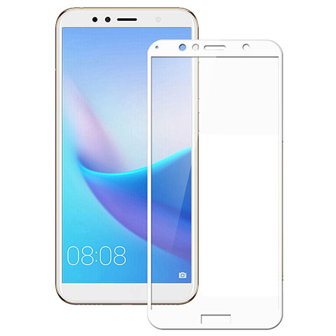 Protector de Pantalla Cristal Templado Integral F02 para Huawei Y6 (2018) Blanco