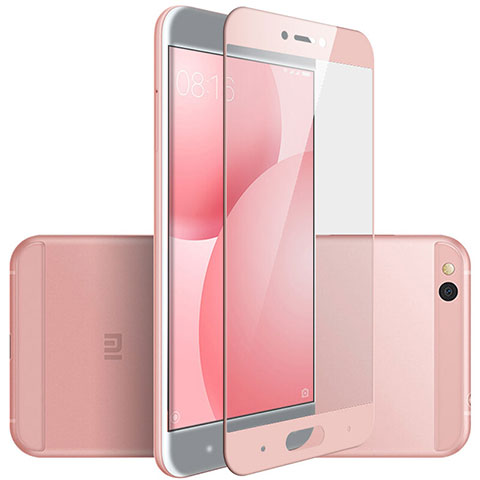 Protector de Pantalla Cristal Templado Integral F02 para Xiaomi Mi 5C Rosa