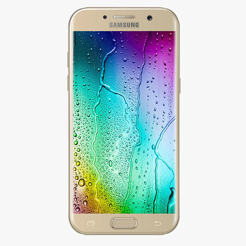 Protector de Pantalla Cristal Templado Integral F04 para Samsung Galaxy A5 (2017) Duos Oro