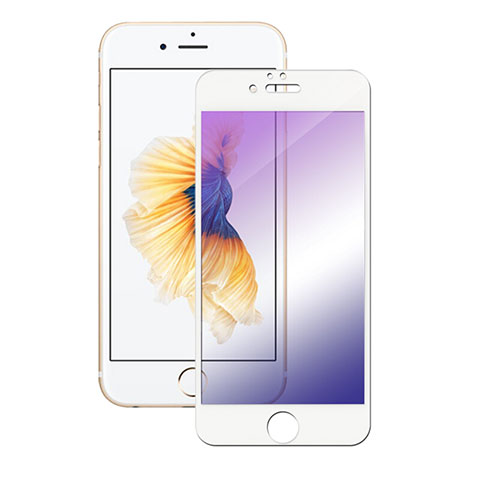 Protector de Pantalla Cristal Templado Integral F05 para Apple iPhone 6 Plus Blanco