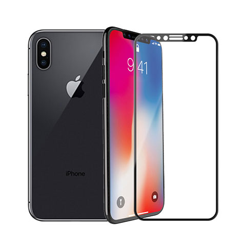 Protector de Pantalla Cristal Templado Integral F05 para Apple iPhone X Negro