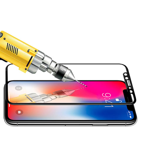 Protector de Pantalla Cristal Templado Integral F23 para Apple iPhone X Negro