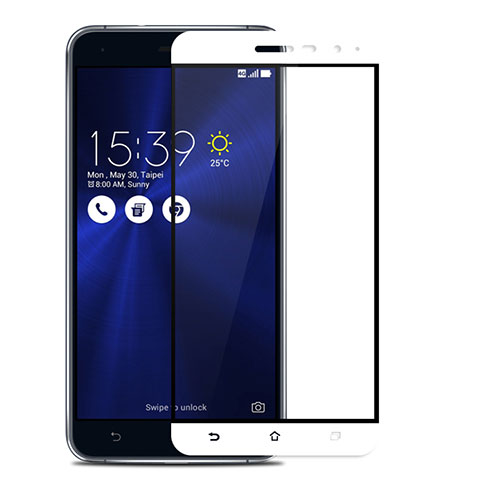 Protector de Pantalla Cristal Templado Integral para Asus Zenfone 3 ZE552KL Blanco