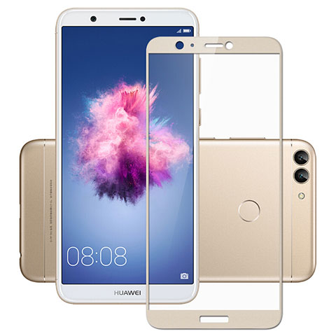 Protector de Pantalla Cristal Templado Integral para Huawei Enjoy 7S Oro