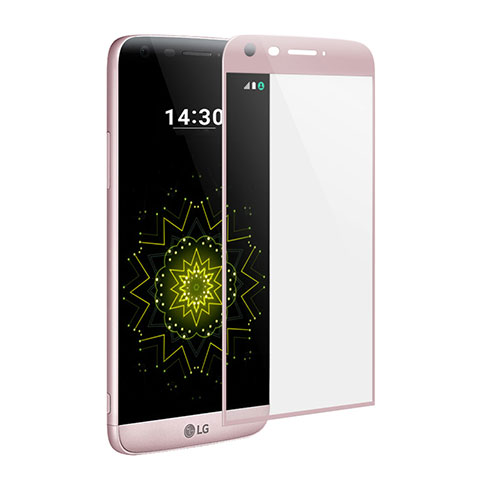 Protector de Pantalla Cristal Templado Integral para LG G5 Rosa