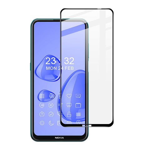 Protector de Pantalla Cristal Templado Integral para Nokia X10 Negro