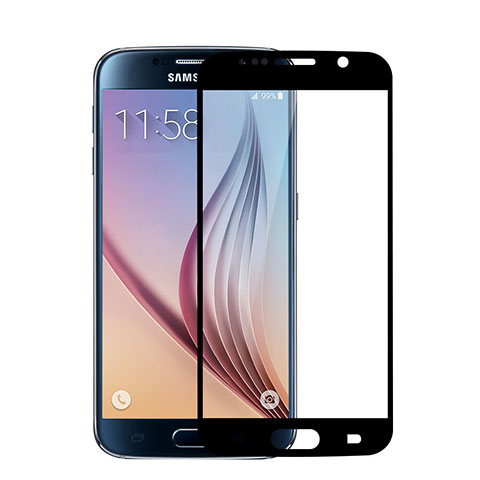 Protector de Pantalla Cristal Templado Integral para Samsung Galaxy S6 Duos SM-G920F G9200 Negro