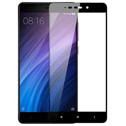 Protector de Pantalla Cristal Templado Integral para Xiaomi Redmi 4 Standard Edition Negro