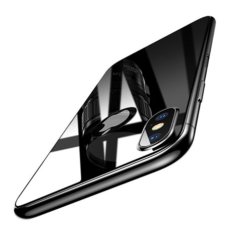 Protector de Pantalla Cristal Templado Trasera B02 para Apple iPhone Xs Negro