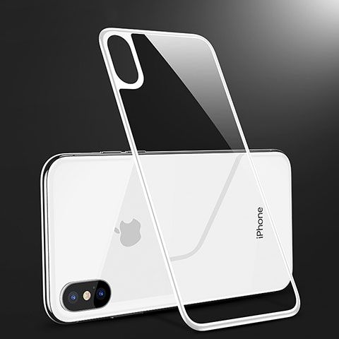 Protector de Pantalla Cristal Templado Trasera B09 para Apple iPhone X Blanco