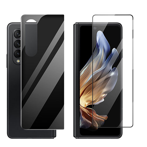 Protector de Pantalla Ultra Clear Frontal y Trasera S02 para Samsung Galaxy Z Fold4 5G Claro