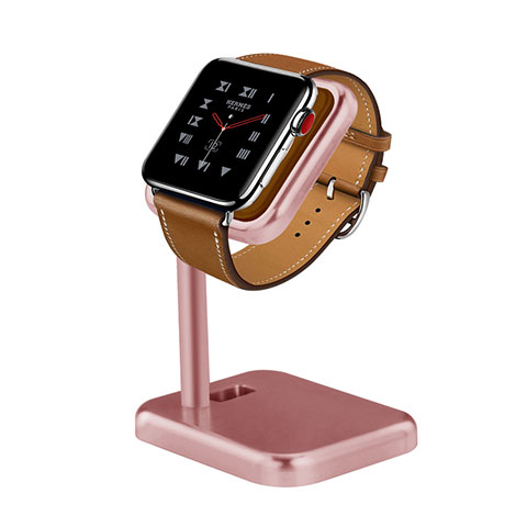 Soporte Dock Base Charging de Carga Cargador para Apple iWatch 5 44mm Oro Rosa