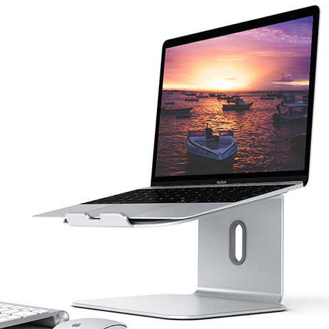 Soporte Ordenador Portatil Universal S12 para Huawei Honor MagicBook Pro (2020) 16.1 Plata