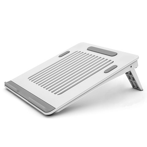 Soporte Ordenador Portatil Universal T04 para Samsung Galaxy Book S 13.3 SM-W767 Blanco