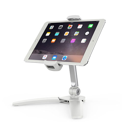 Soporte Universal Sostenedor De Tableta Tablets Flexible K08 para Huawei MediaPad M2 10.1 FDR-A03L FDR-A01W Blanco