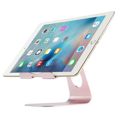 Soporte Universal Sostenedor De Tableta Tablets Flexible K15 para Apple iPad New Air (2019) 10.5 Oro Rosa
