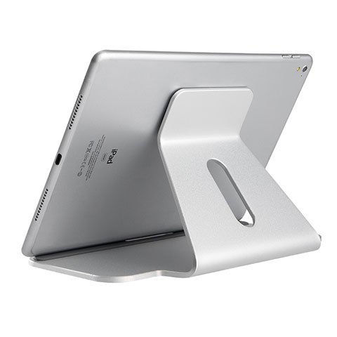 Soporte Universal Sostenedor De Tableta Tablets Flexible K21 para Samsung Galaxy Tab S2 9.7 SM-T810 Plata