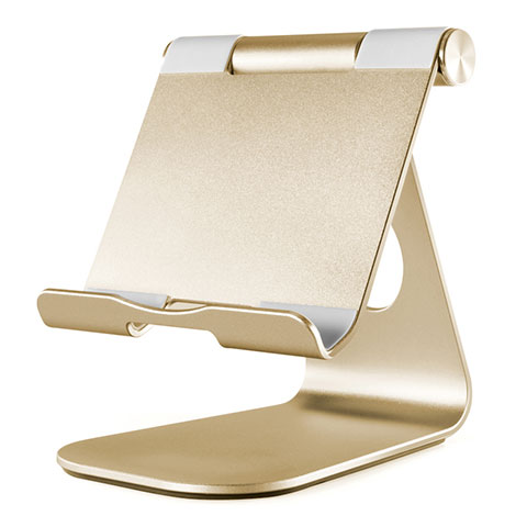 Soporte Universal Sostenedor De Tableta Tablets Flexible K23 para Apple iPad 10.2 (2019) Oro