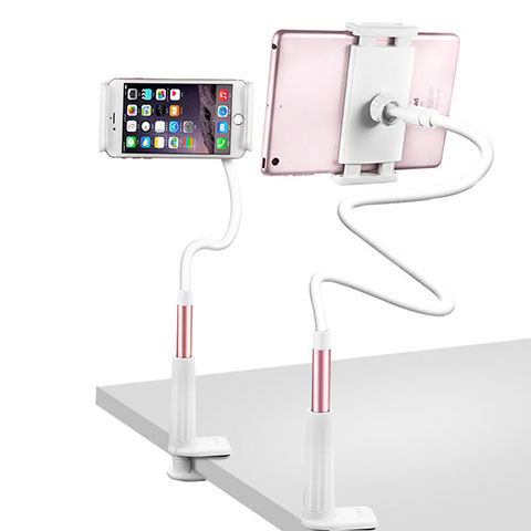 Soporte Universal Sostenedor De Tableta Tablets Flexible T33 para Apple iPad Mini 2 Oro Rosa