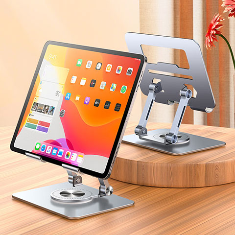 Soporte Universal Sostenedor De Tableta Tablets N04 para Apple iPad 10.2 (2019) Plata