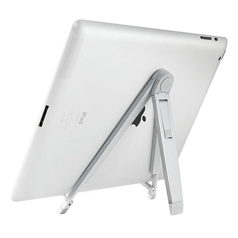 Soporte Universal Sostenedor De Tableta Tablets para Apple iPad 3 Plata