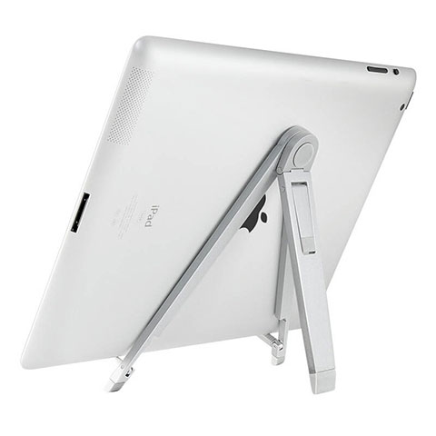 Soporte Universal Sostenedor De Tableta Tablets para Samsung Galaxy Tab S6 Lite 10.4 SM-P610 Plata