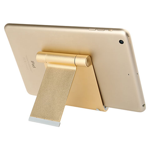 Soporte Universal Sostenedor De Tableta Tablets T27 para Samsung Galaxy Tab S5e 4G 10.5 SM-T725 Oro