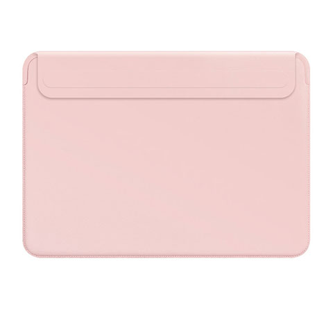 Suave Cuero Bolsillo Funda L01 para Apple MacBook Air 13 pulgadas (2020) Rosa