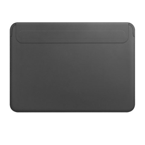 Suave Cuero Bolsillo Funda L01 para Apple MacBook Pro 13 pulgadas Negro