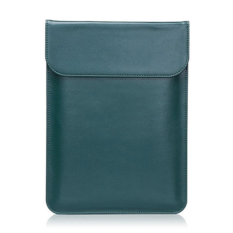 Suave Cuero Bolsillo Funda L03 para Huawei Matebook D14 (2020) Verde