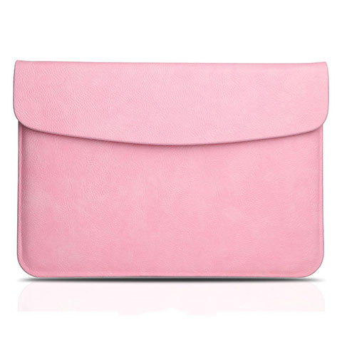 Suave Cuero Bolsillo Funda L06 para Apple MacBook 12 pulgadas Rosa