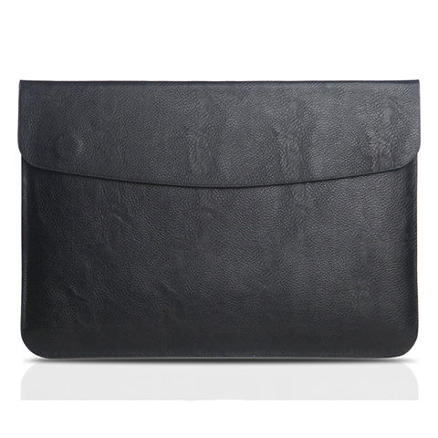 Suave Cuero Bolsillo Funda L06 para Apple MacBook Air 13 pulgadas Negro