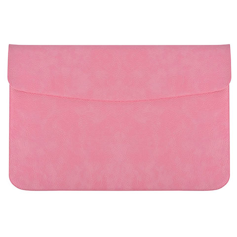 Suave Cuero Bolsillo Funda L15 para Apple MacBook 12 pulgadas Rosa