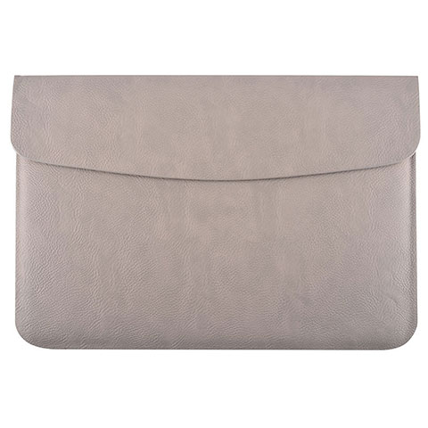 Suave Cuero Bolsillo Funda L15 para Apple MacBook Air 11 pulgadas Gris