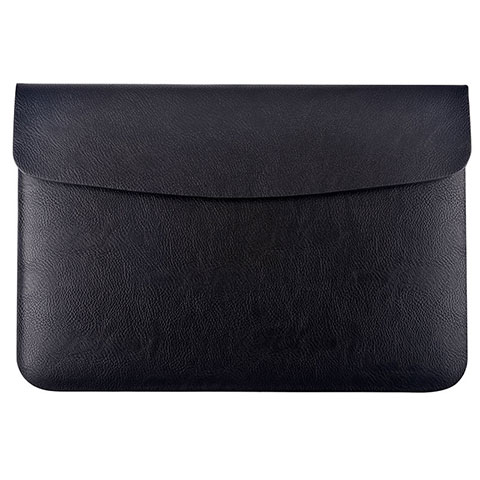 Suave Cuero Bolsillo Funda L15 para Apple MacBook Pro 15 pulgadas Negro