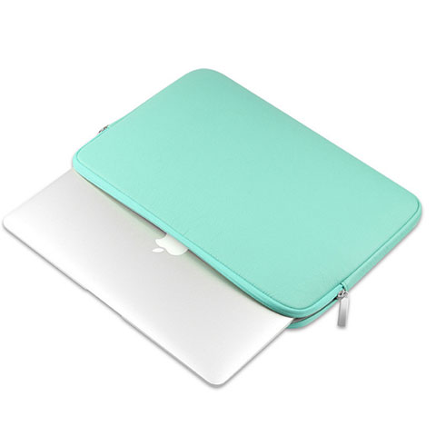 Suave Cuero Bolsillo Funda L16 para Apple MacBook 12 pulgadas Verde