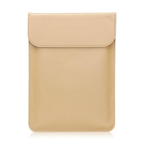 Suave Cuero Bolsillo Funda L21 para Apple MacBook 12 pulgadas Oro