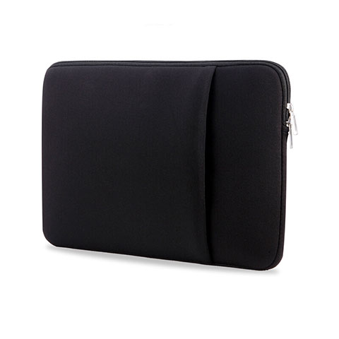 Suave Terciopelo Tela Bolsa Funda L05 para Huawei Honor MagicBook 14 Negro