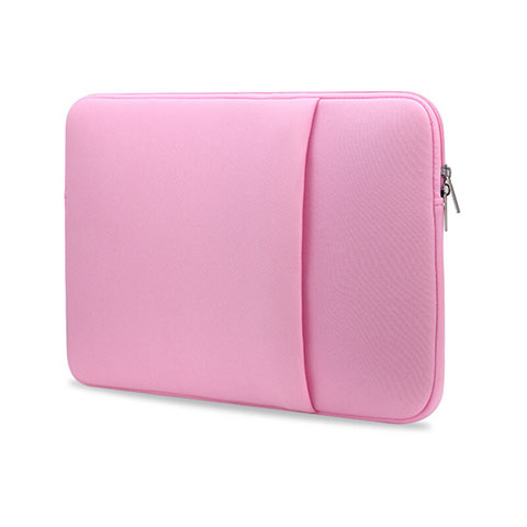 Suave Terciopelo Tela Bolsa Funda L05 para Huawei Honor MagicBook 14 Rosa