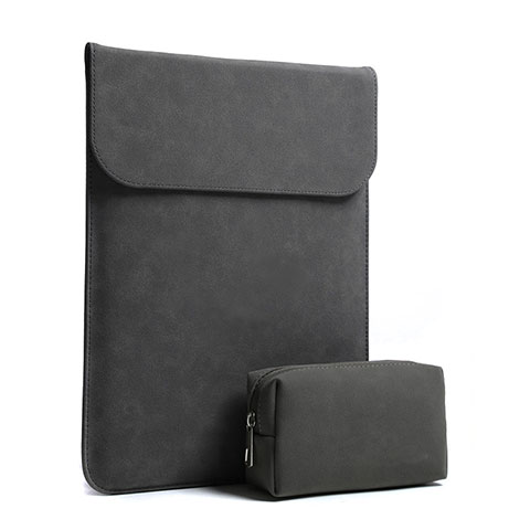 Suave Terciopelo Tela Bolsa Funda para Apple MacBook Air 13.3 pulgadas (2018) Negro