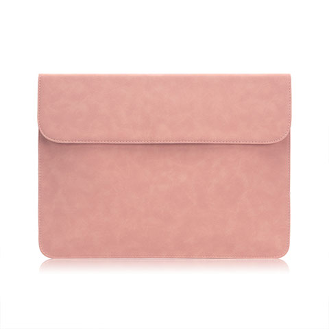 Suave Terciopelo Tela Bolsa Funda para Huawei Honor MagicBook 15 Rosa